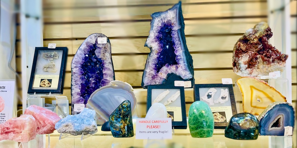 Crystals And Gems From Astrology By Carol At A Convention Center